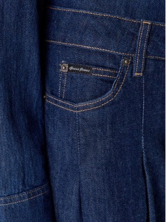 Guess Jeans Jeansy W5BA2U D002A Granatowy Wide Leg