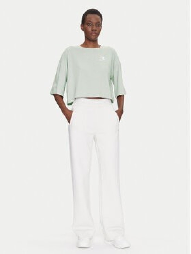 Champion T-Shirt Icons Washed Look 118023 Zielony Loose Fit