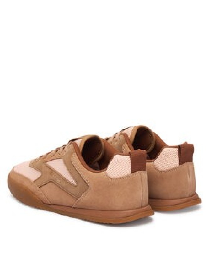 Calvin Klein Sneakersy Low Pro Runner Laceup Mesh Sue HW0HW03100 Brązowy