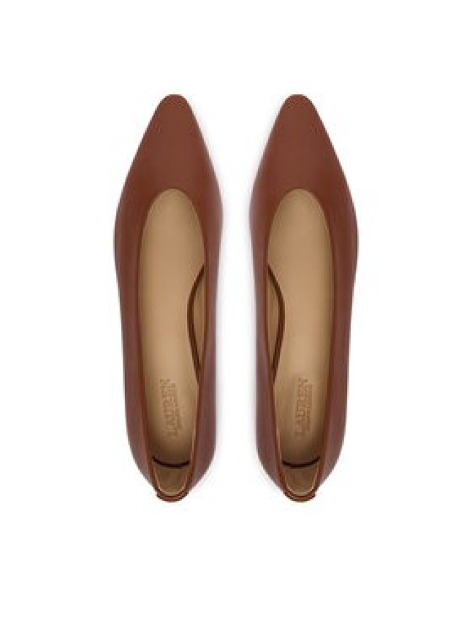 LAUREN RALPH LAUREN Baleriny Audri 802P18411004 Brązowy