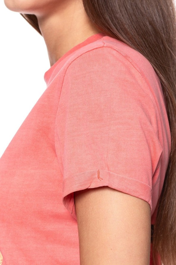 MUSTANG T SHIRT DAMSKI Alina C Print Porcelain Rose 1009475 8204