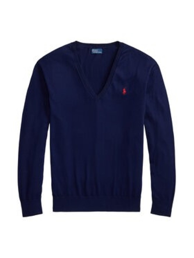 Polo Ralph Lauren Sweter 211972105005 Granatowy Regular Fit