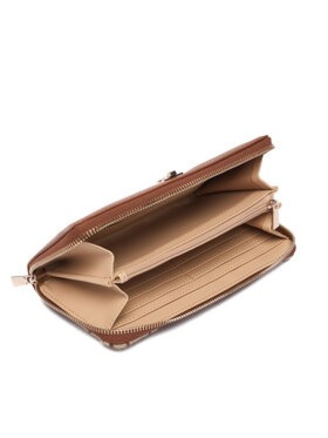 Guess Portfel Audrey Logo Slg SWJG97 55146 Brązowy