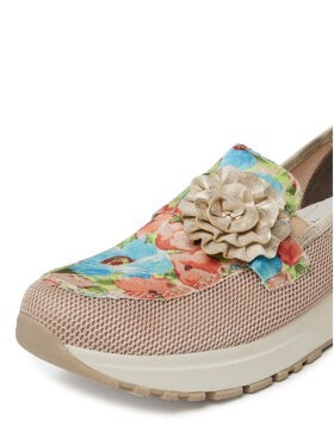 Rieker Półbuty N7460-31 Różowy