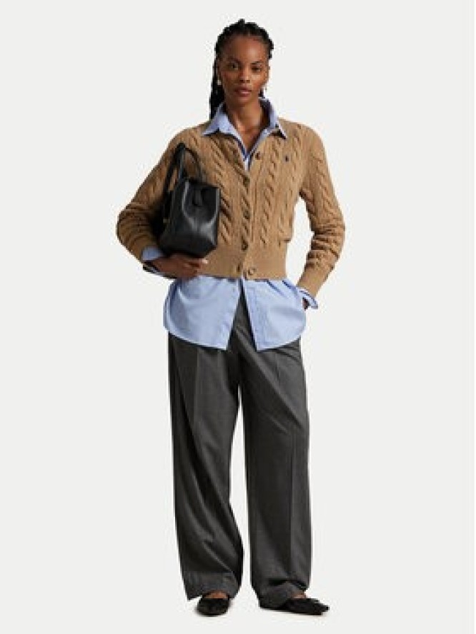 Polo Ralph Lauren Kardigan 211972104001 Beżowy Slim Fit