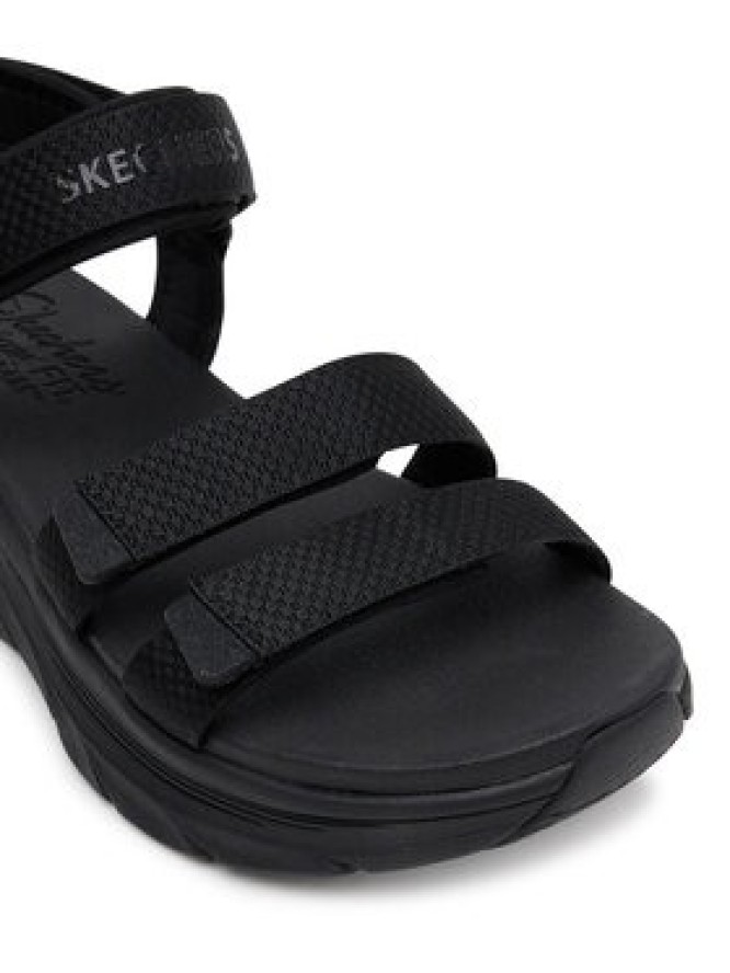 Skechers Sandały D'Lux Walker-Going-Out Vibes 119828/BBK Czarny