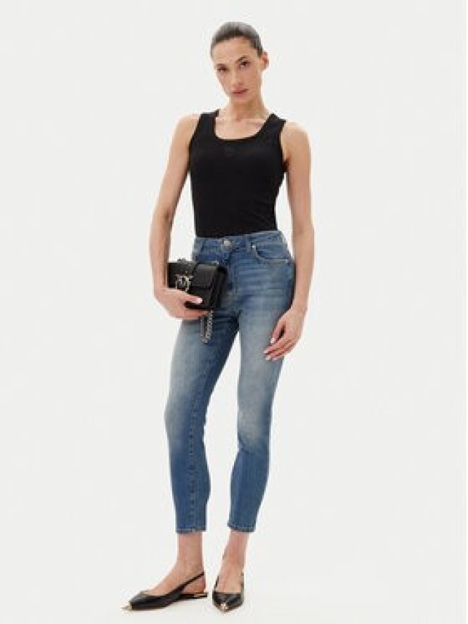 PINKO Top 100807 A2OF Czarny Regular Fit