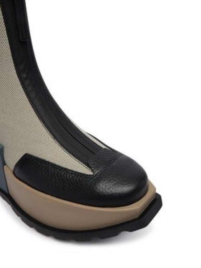 United Nude Botki Roko Bootie III 11044161165 Brązowy ciemny