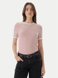 ONLY T-Shirt Tine 15315406 Czerwony Regular Fit