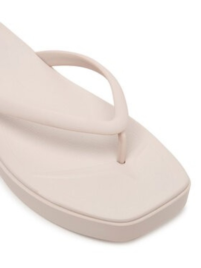 Crocs Japonki Miami Square Flatform Flip 214161 Brązowy