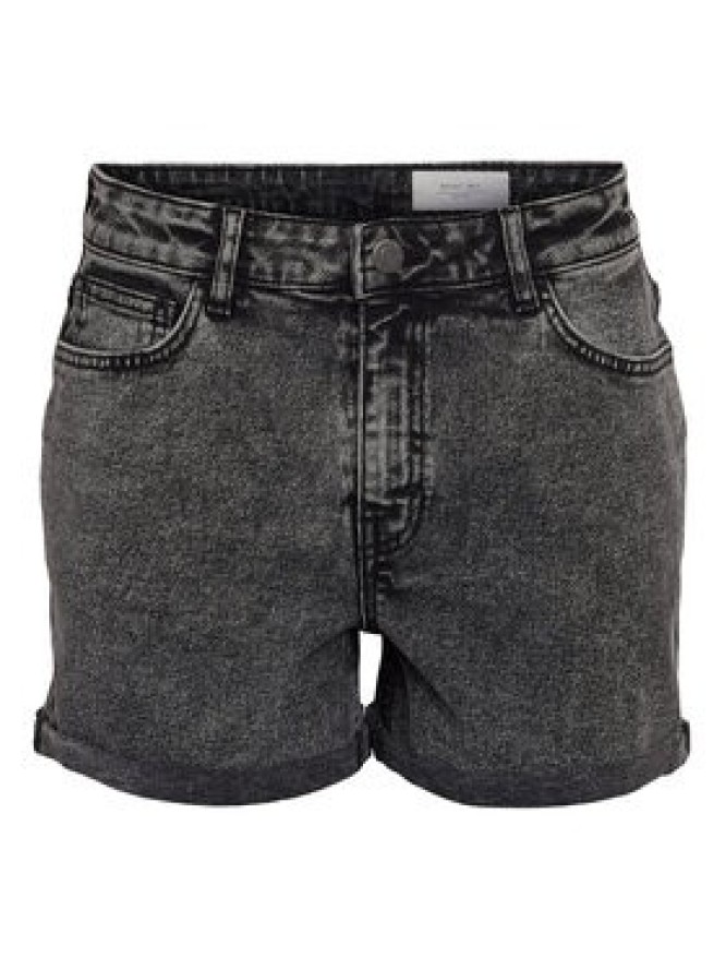 Noisy May Szorty jeansowe Moni 27033697 Szary Slim Fit