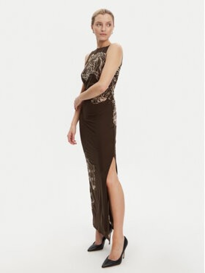 Guess Sukienka codzienna W5YK19 KCZC2 Brązowy Regular Fit