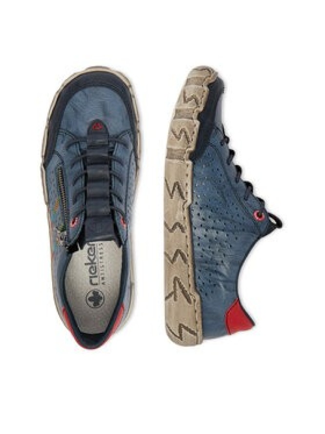 Rieker Półbuty L0357-12 Niebieski