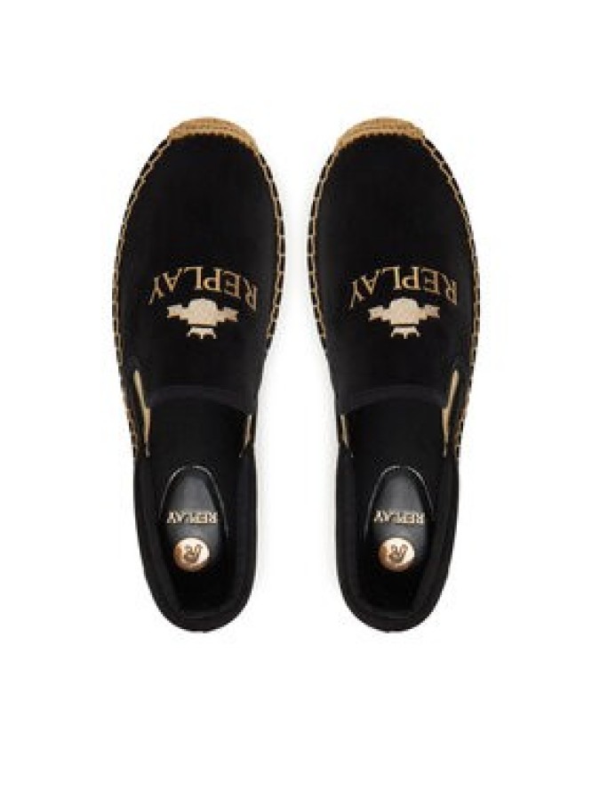 REPLAY Espadryle GWF22 .000.C0086T Czarny