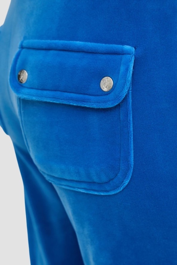 JUICY COUTURE Chabrowe spodnie dresowe damskie Layla Low Rise, Rozmiar S