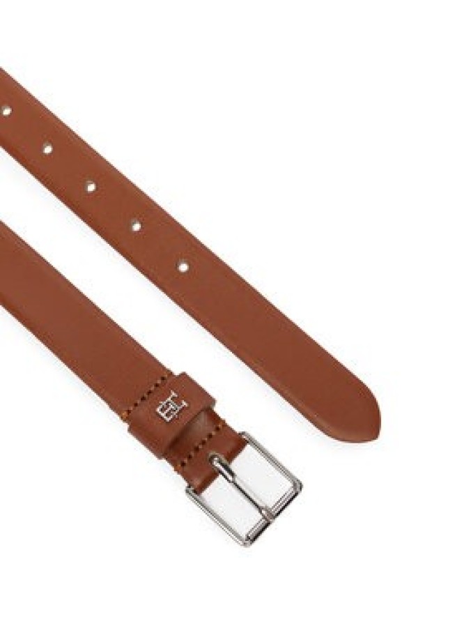 Tommy Hilfiger Pasek Damski Th Square 2.5 Silver AW0AW18651 Brązowy