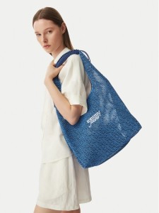 Tommy Jeans Torebka Tjw Summer Crochet Hobo AW0AW18778 Niebieski