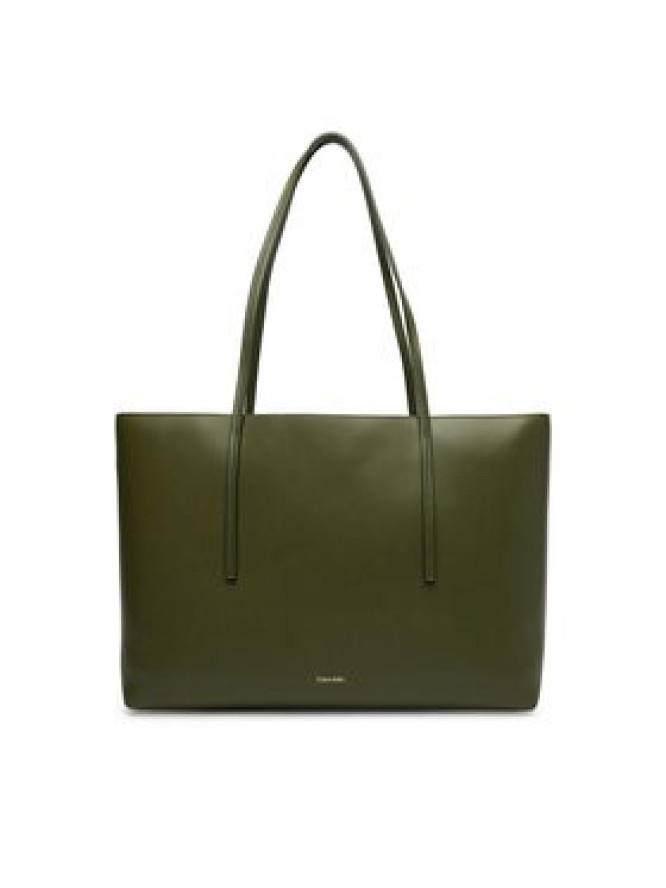 Calvin Klein Torebka Foil Logo Tote W/Pouch LV04F3274G Zielony