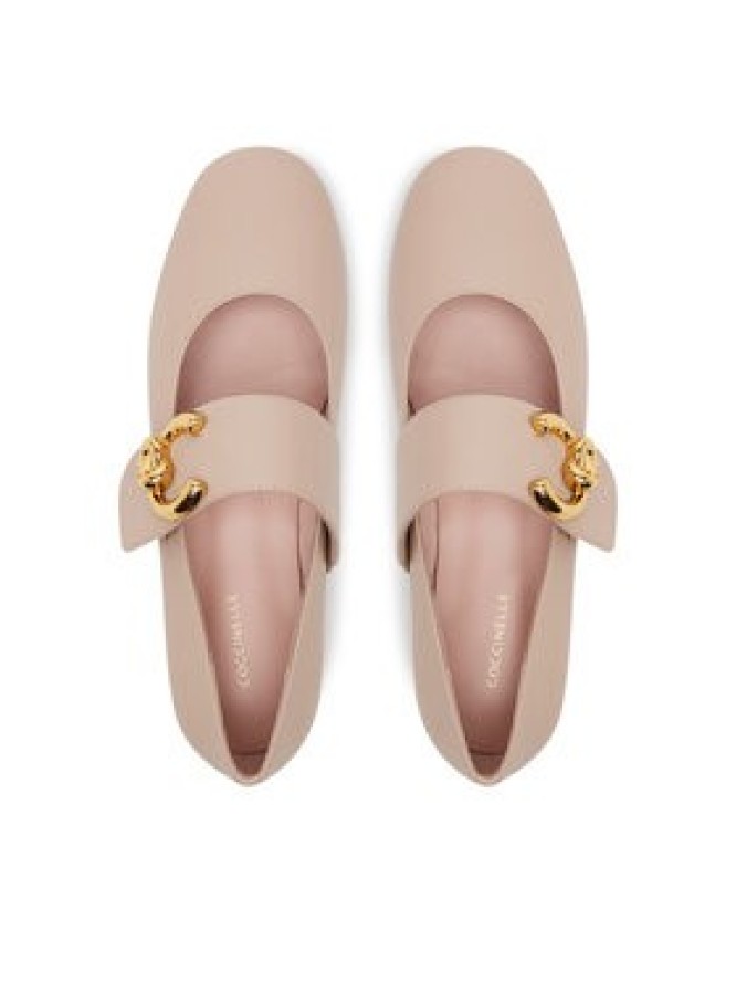 Coccinelle Baleriny E4 SB3 19 01 01 Beżowy