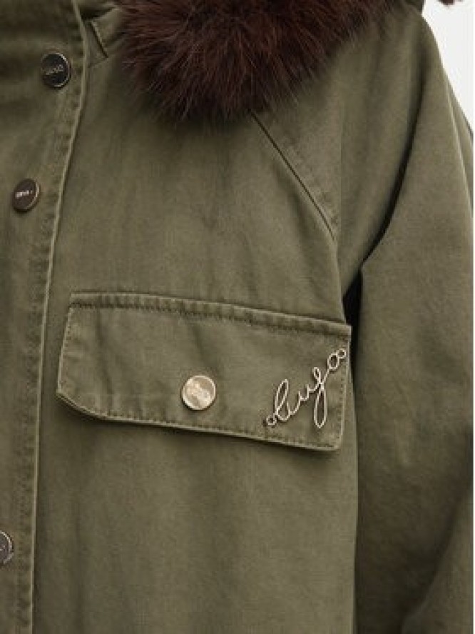 Liu Jo Parka WF6002 T718A Zielony Regular Fit