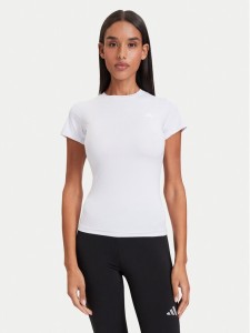 adidas Koszulka techniczna Primelift Essentials Workout Contour T-Shirt KQ8386 Fioletowy jasny Slim Fit
