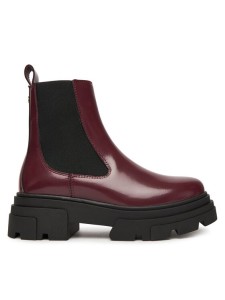 Tommy Hilfiger Sztyblety Shiny FW0FW09042 Brązowy