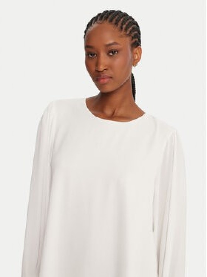 Rinascimento Sukienka koktajlowa CFC0126205003 Biały Slim Fit