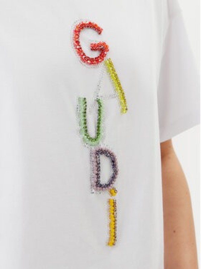 Gaudi T-Shirt 511BD64027 Biały Regular Fit