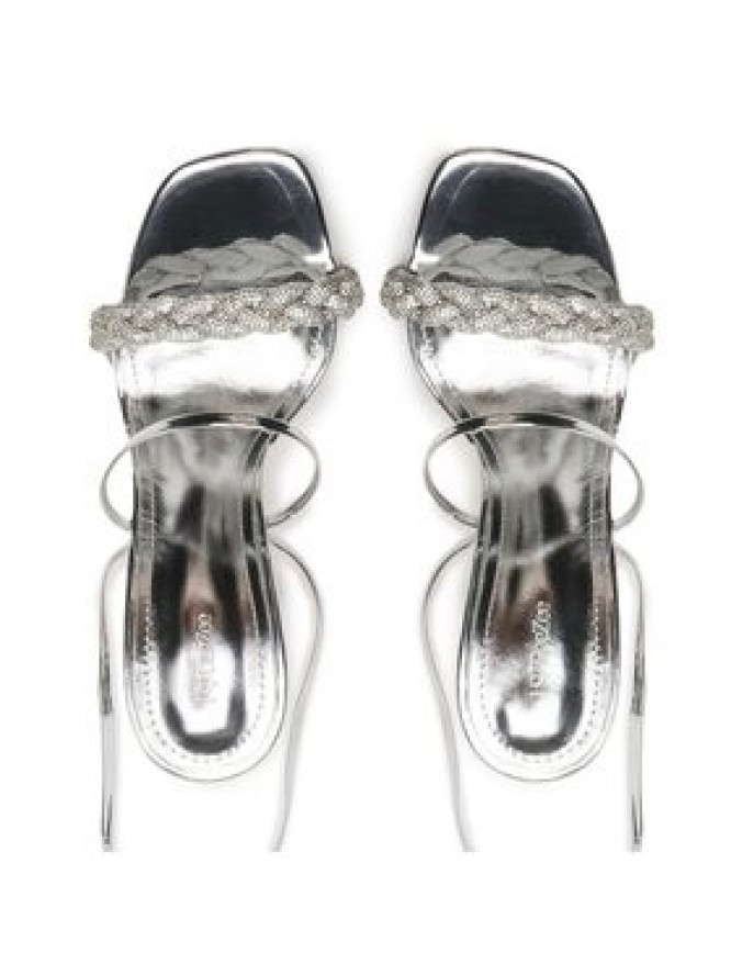 DeeZee Sandały F3492-8 Srebrny