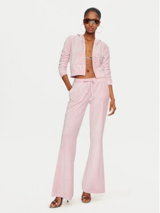 Juicy Couture Spodnie dresowe Caisa JCSEBJ008 Różowy Slim Fit