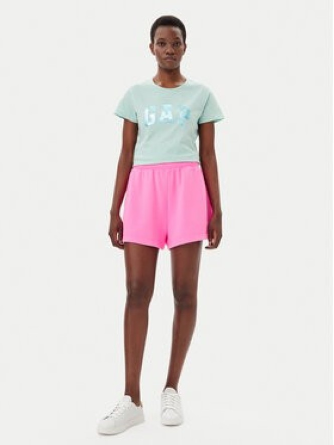 Gap T-Shirt 729555-13 Zielony Regular Fit