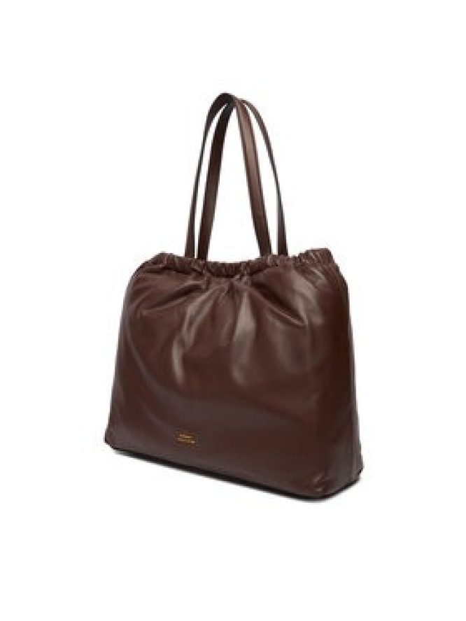Tommy Hilfiger Torebka Soft Leather Tote AW0AW18308 Bordowy