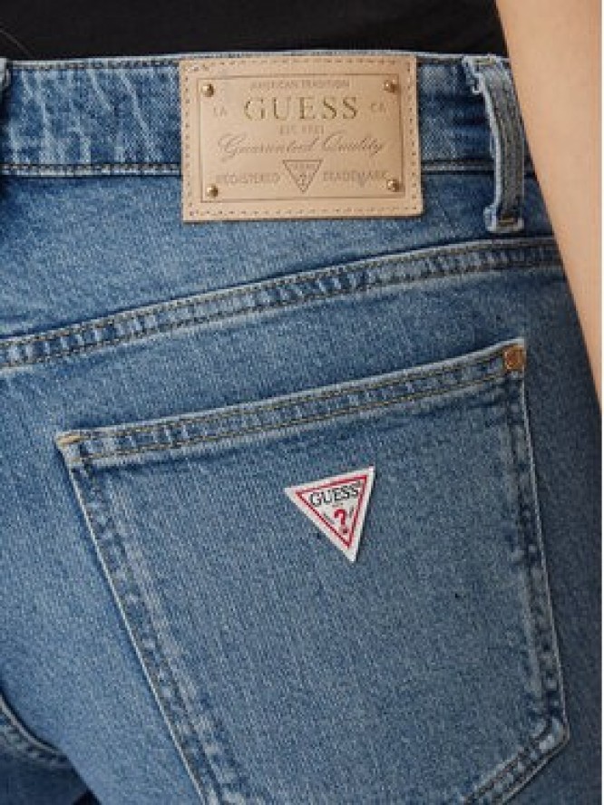 Guess Jeansy W6BAJ7 D2094 Niebieski Bootcut Fit