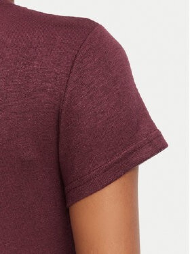 Guess T-Shirt W5BP07 KCGM2 Bordowy Regular Fit