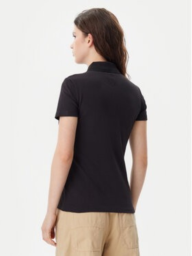 Tommy Jeans Polo Essential DW0DW20160 Czarny Slim Fit