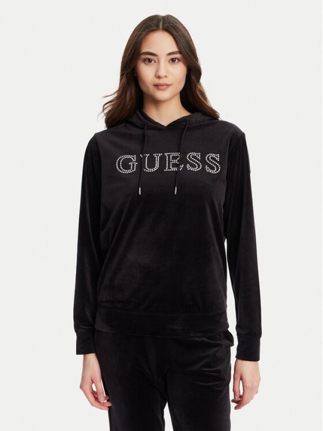Guess Bluza V4RQ25 K0232 Czarny Regular Fit