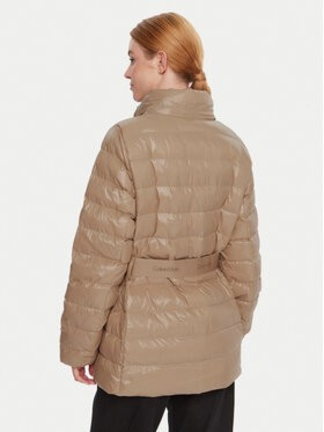 Calvin Klein Kurtka zimowa LV044D542G Beżowy Regular Fit