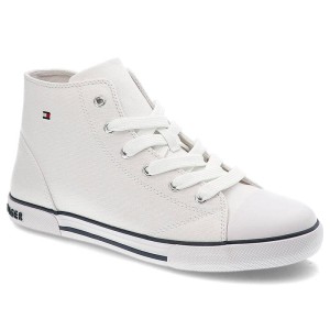 Białe Trampki Tommy Hilfiger Klasyczne Buty Damskie