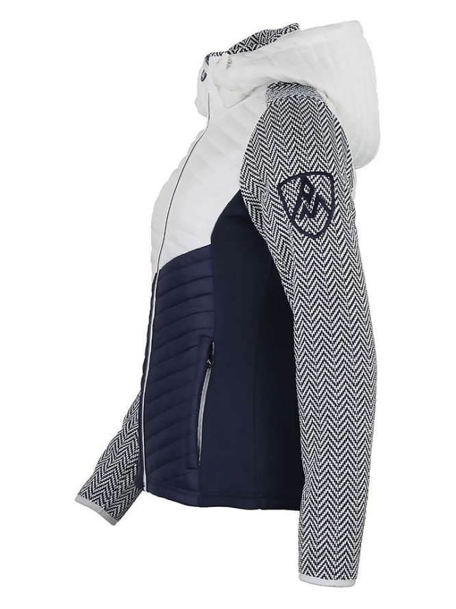 Peak Mountain Kurtka przejściowa w kolorze biało-granatowym rozmiar: S