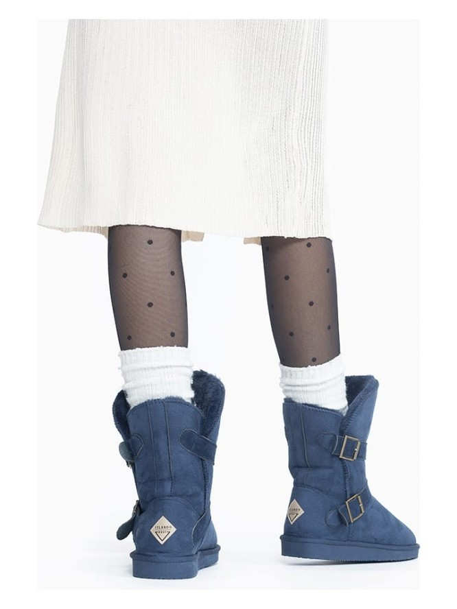 ISLAND BOOT Botki zimowe "Candace" w kolorze granatowym rozmiar: 36