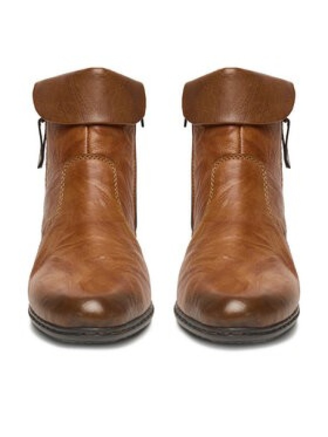 Rieker Botki Y07A8-22 Brązowy