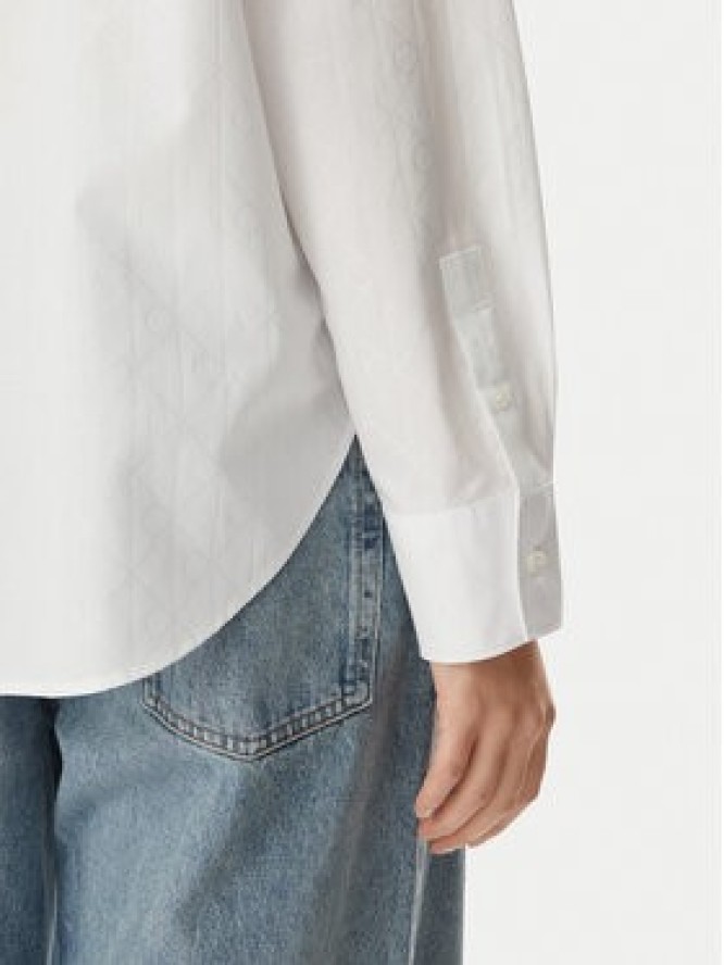 Calvin Klein Jeans Koszula LV047G126G Biały Relaxed Fit