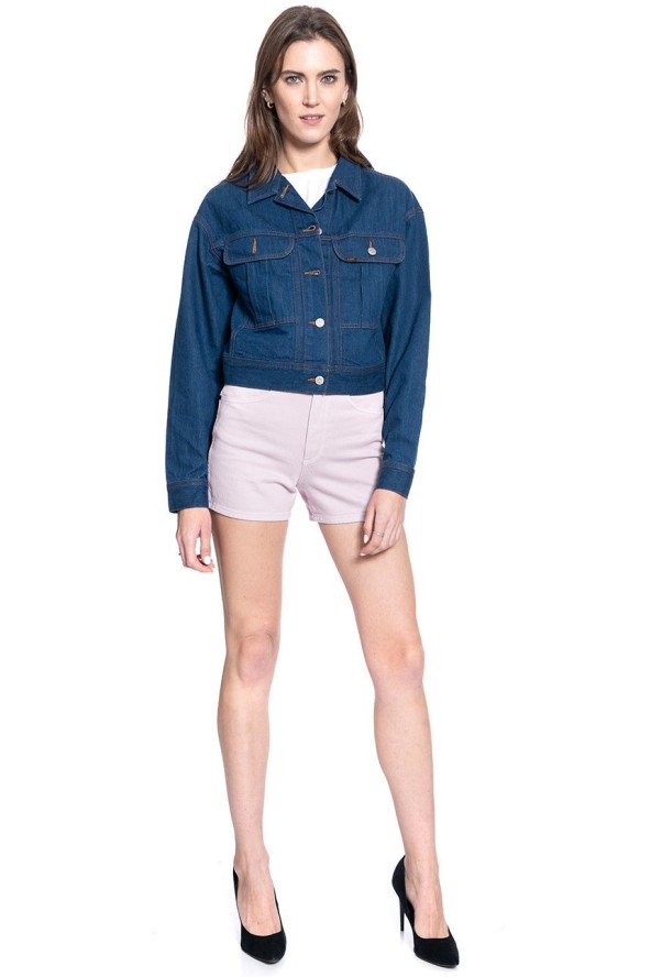 LEE SLIM RIDER DAMSKA KURTKA JEANSOWA L54QKEIV