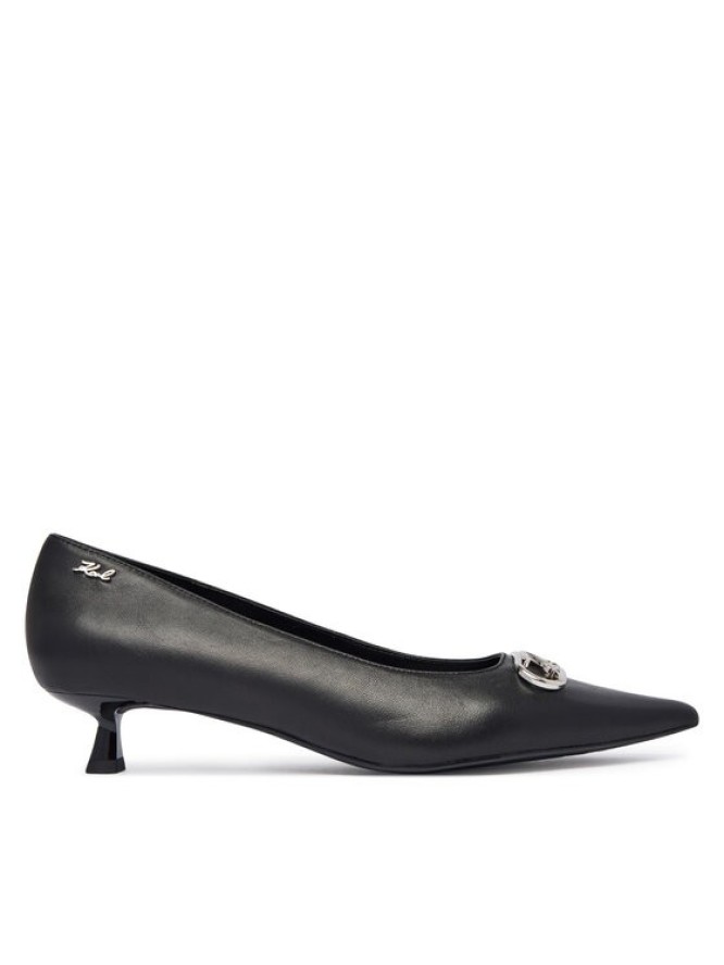 KARL LAGERFELD Czółenka Pasha Signia KL30121 Czarny