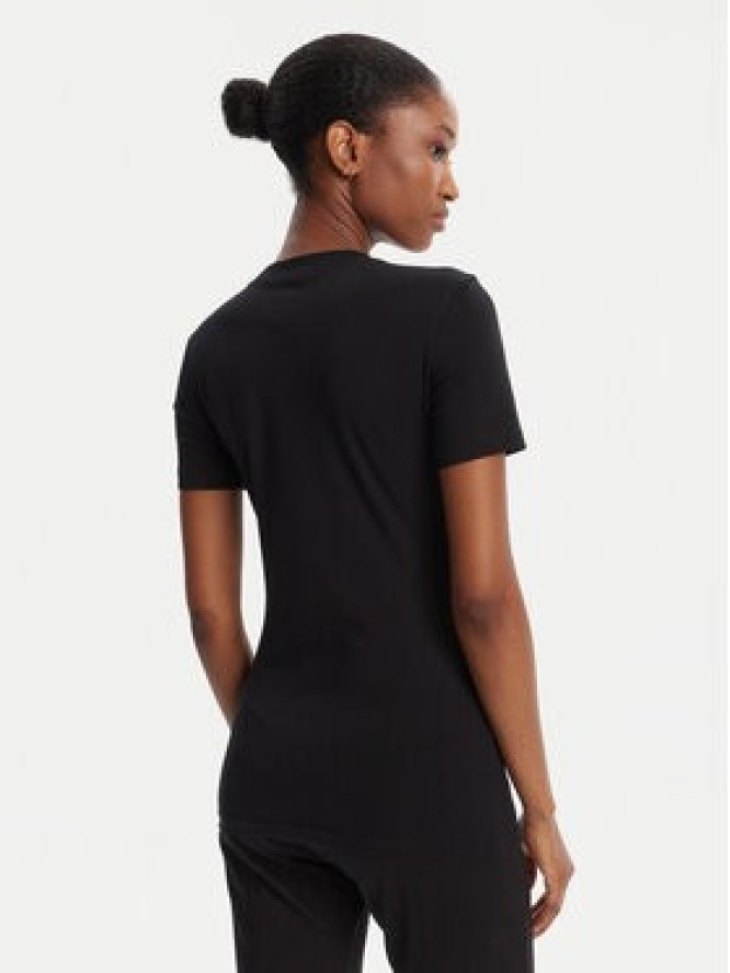 Versace Jeans Couture T-Shirt 79HAHE01 CJ02E Czarny Regular Fit