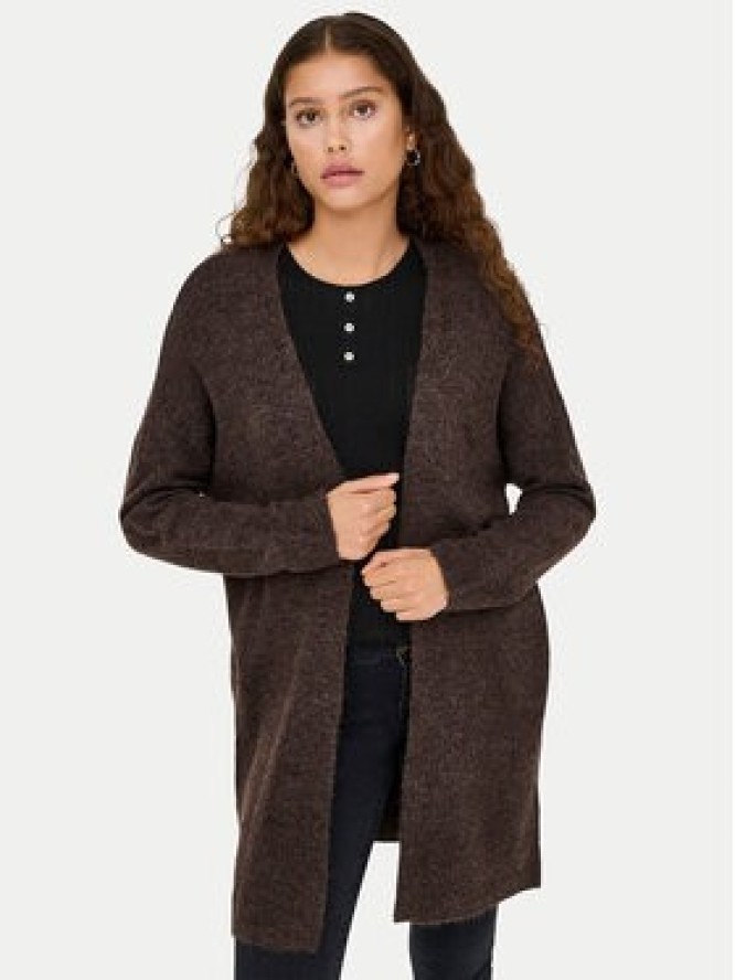 ONLY Kardigan Talio 15358604 Brązowy Regular Fit