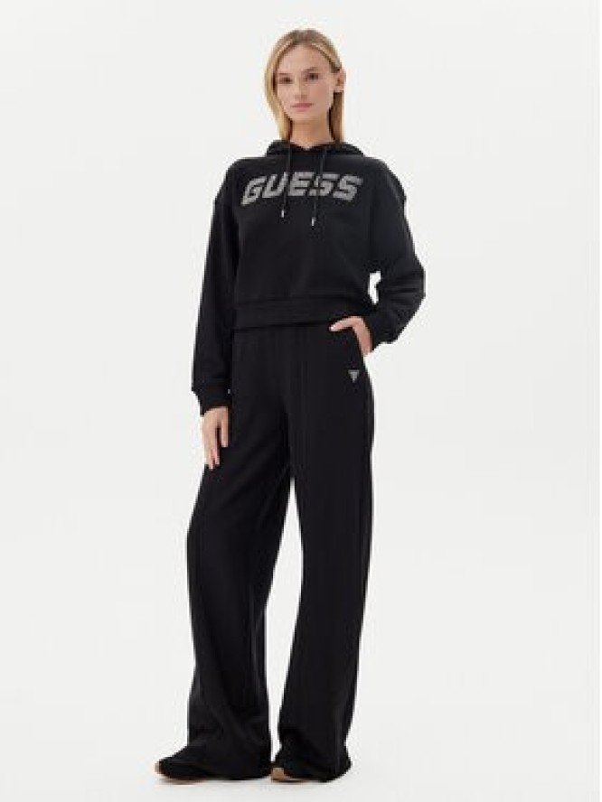 Guess Spodnie dresowe V5GB07 KCRP0 Czarny Regular Fit