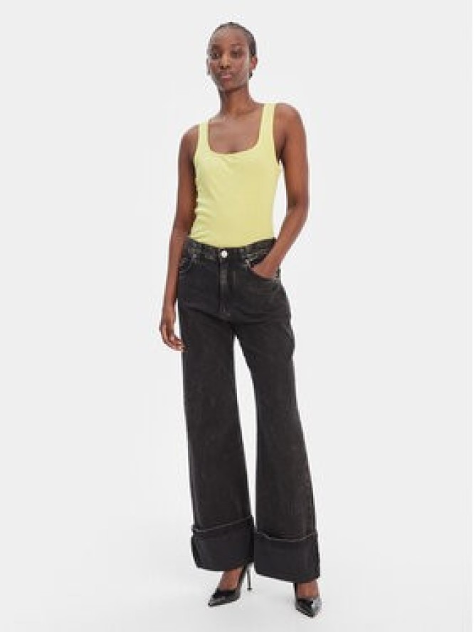 Liu Jo Sport Top TA6173 J3845 Żółty Regular Fit