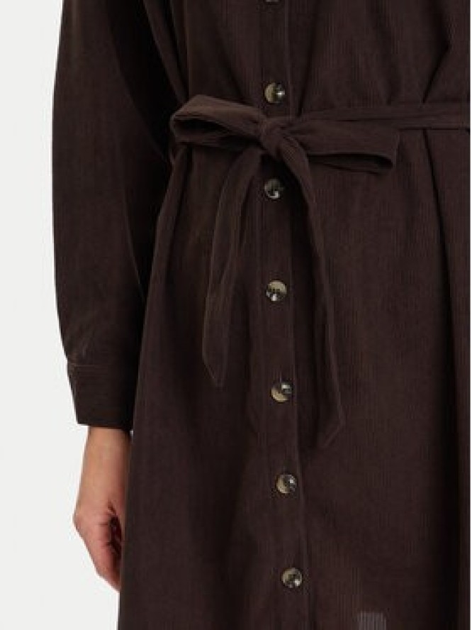 Vero Moda Sukienka koszulowa Elly 10334288 Brązowy Regular Fit