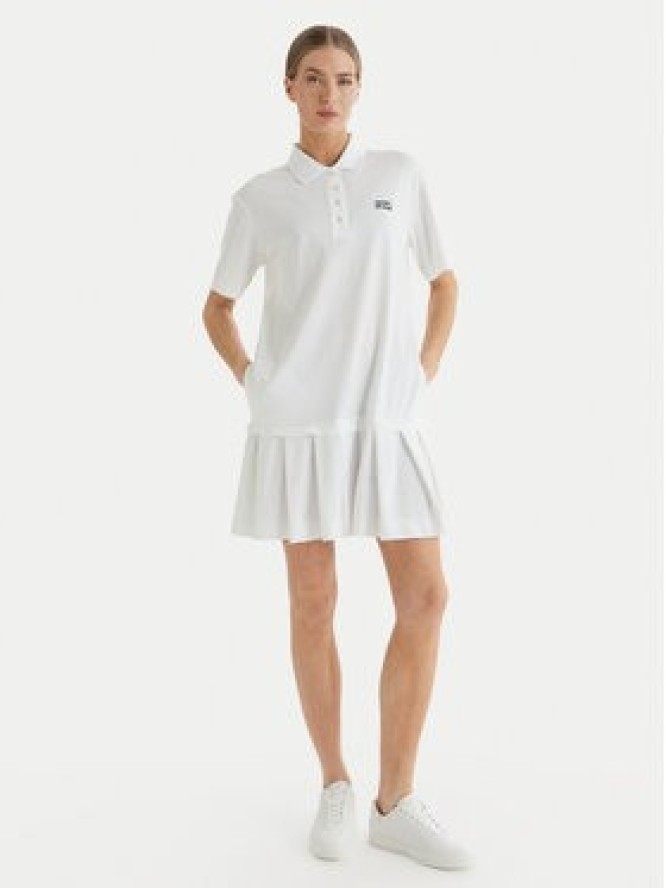 JOOP! Jeans Sukienka codzienna Tadena 30100680 Biały Regular Fit